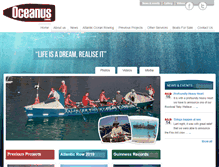 Tablet Screenshot of oceanusrowing.co.uk